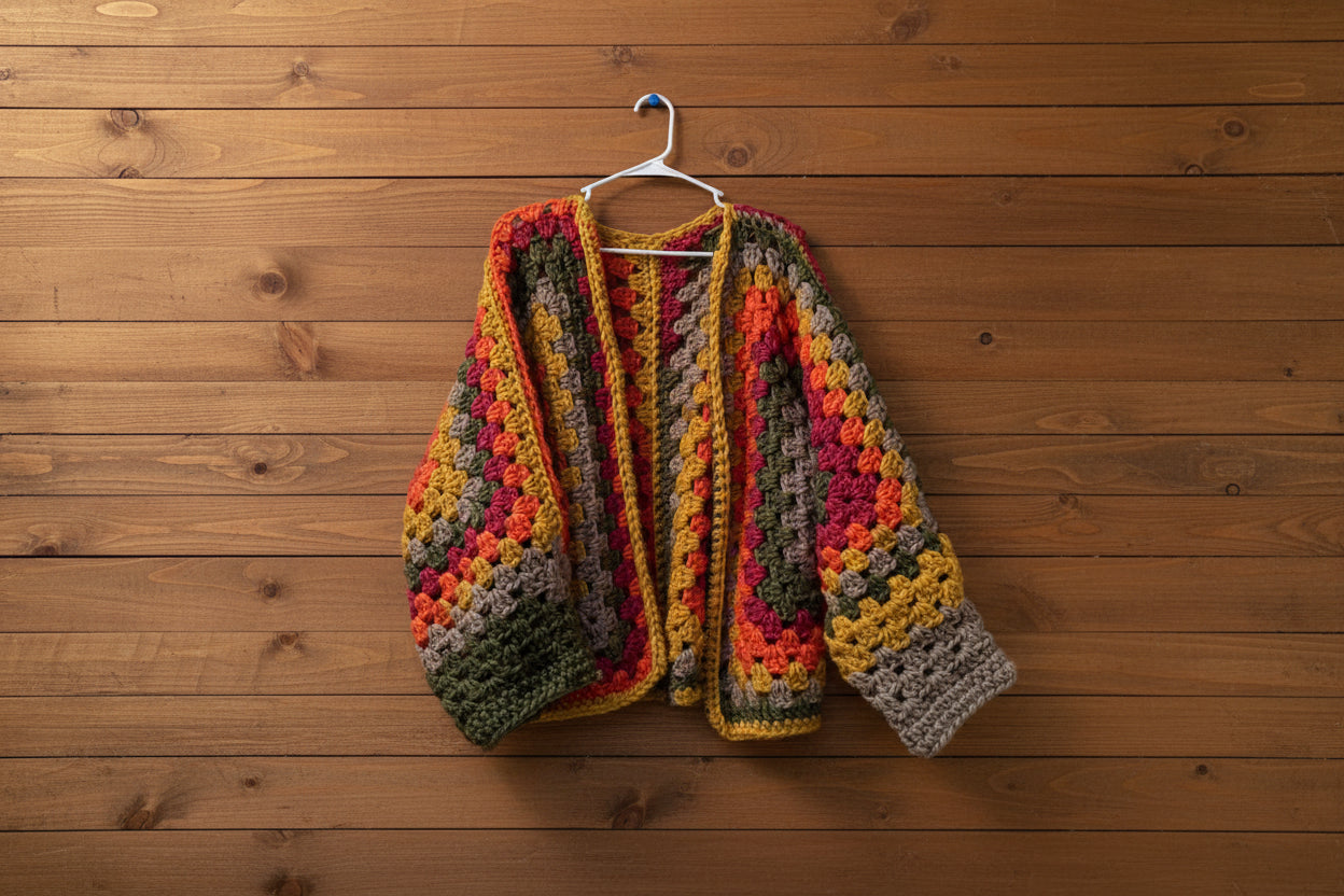 Sunrise Granny Crochet Cardigan